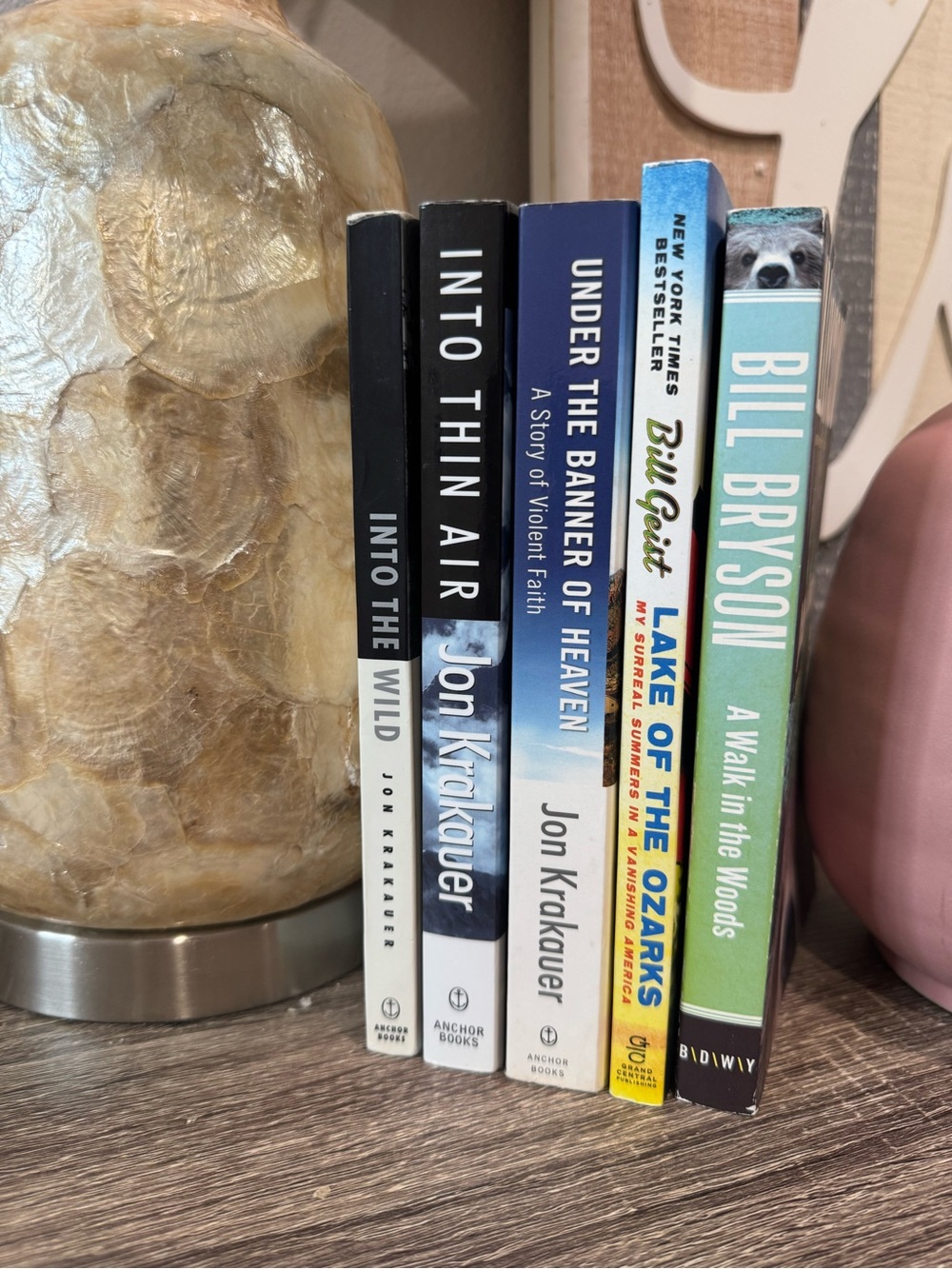 Survival Adventure Book Lot Jon Krakauer Into Thin Air Bill Bryson Men’s Books
